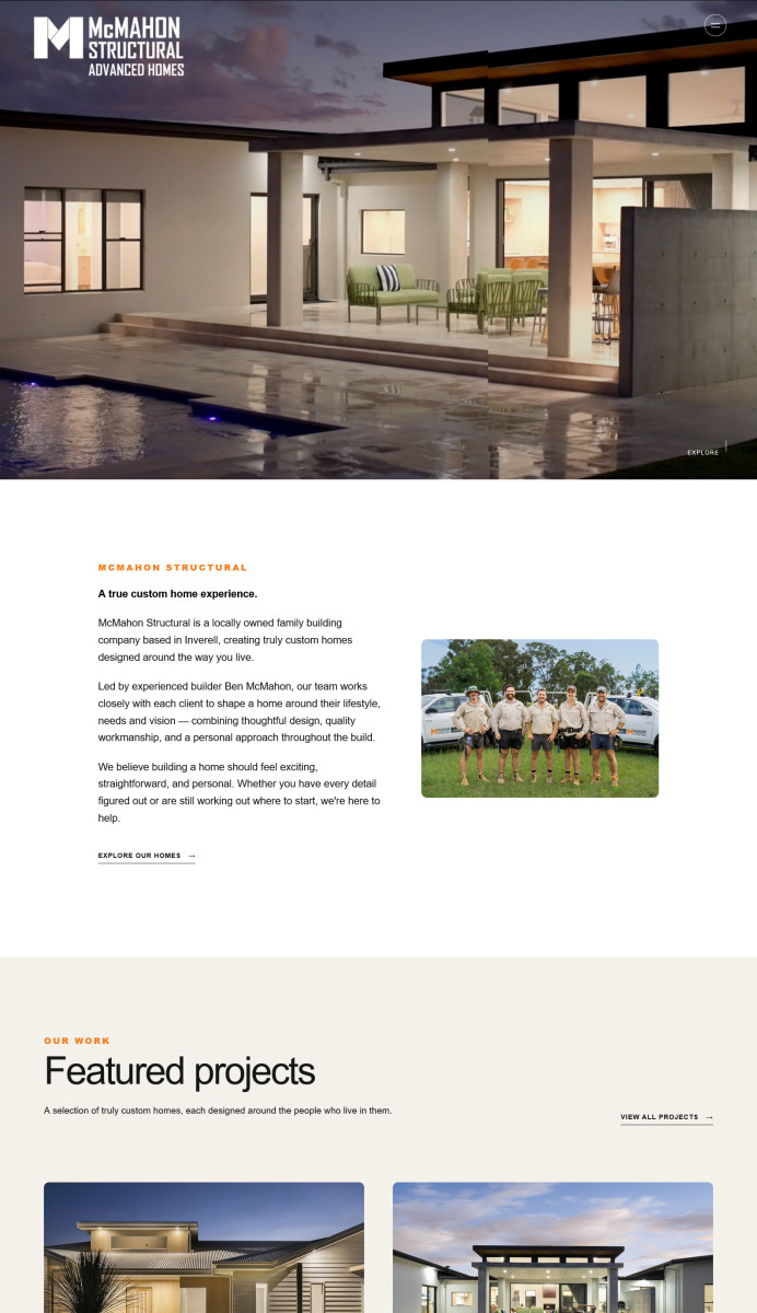 McMahon Structual website
